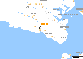 map of El Banco