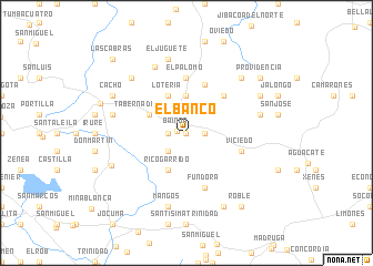 map of El Banco