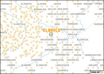 map of El Banco