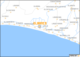 map of El Banco