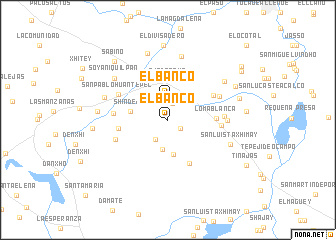 map of El Banco