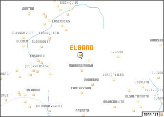 map of El Baño