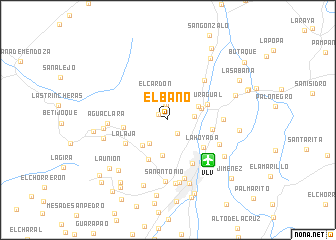 map of El Baño