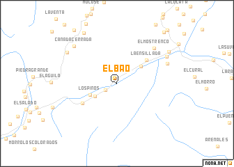 map of El Bao