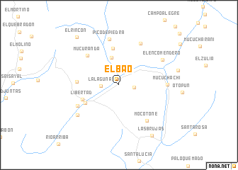 map of El Bao