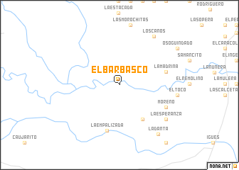 map of El Barbasco