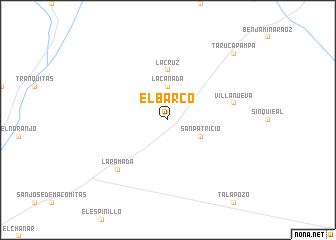 map of El Barco