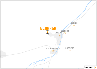 map of El Barga