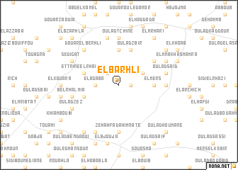 map of El Barhli