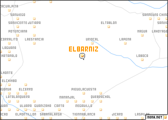 map of El Barniz