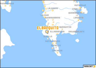 map of El Barquito