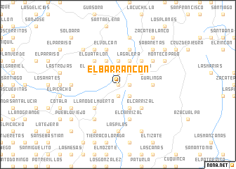 map of El Barrancón