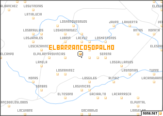 map of El Barranco Sopalmo