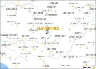 map of El Barranco