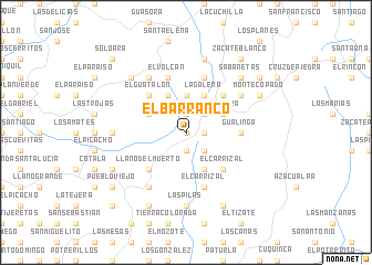 map of El Barranco