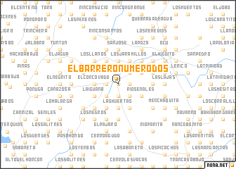 map of El Barrero Número Dos