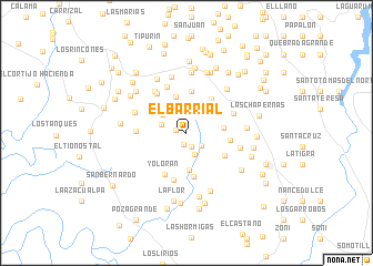 map of El Barrial