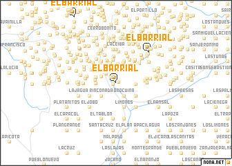 map of El Barrial