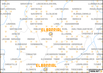 map of El Barrial