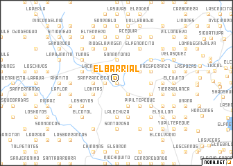 map of El Barrial