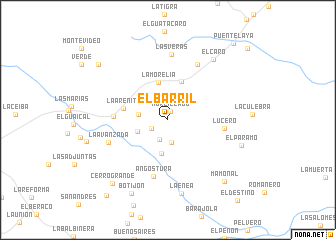 map of El Barril