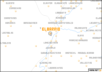 map of El Barrio