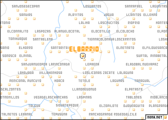 map of El Barrio