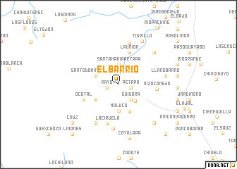 map of El Barrio