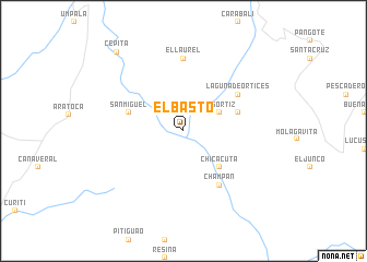 map of El Basto