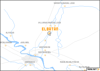 map of El Batán