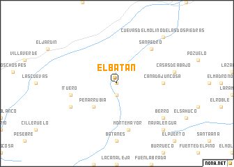 map of El Batán