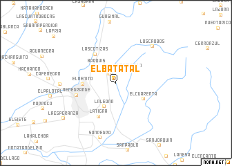 map of El Batatal