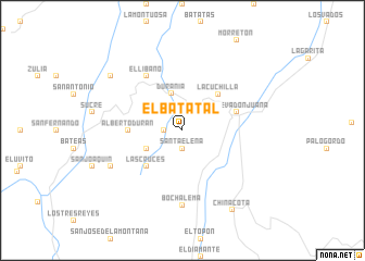 map of El Batatal