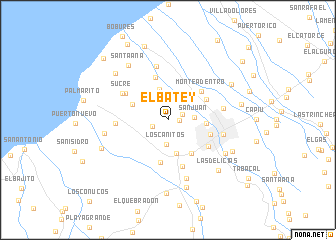 map of El Batey