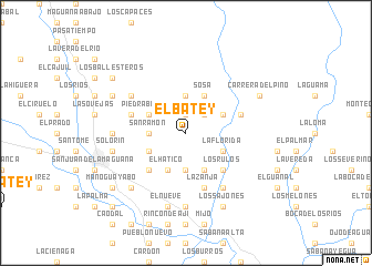 map of El Batey