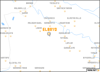 map of El Bayo