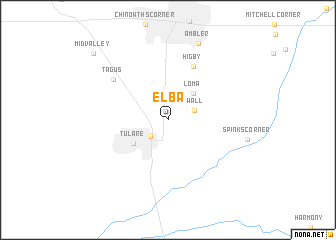 map of Elba