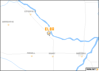 map of Elba