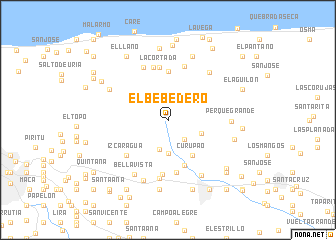 map of El Bebedero