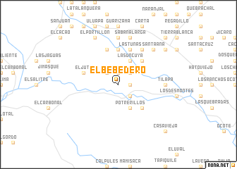 map of El Bebedero