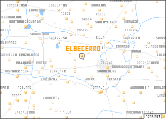 map of El Becerro