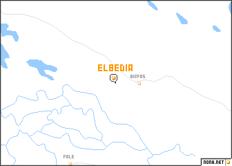 map of El Bédia