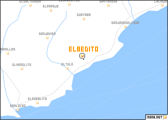 map of El Bedito
