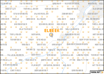 map of Elbeek