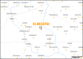 map of Elbeğendi