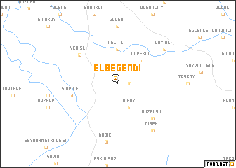 map of Elbeğendi