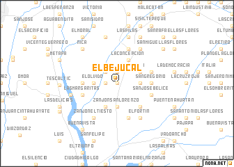 map of El Bejucal