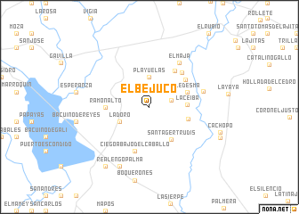 map of El Bejuco