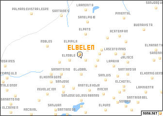 map of El Belén