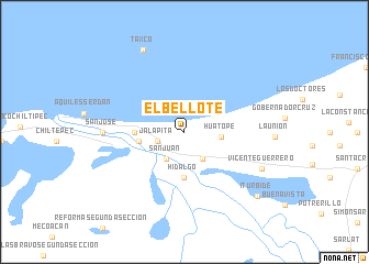map of El Bellote
